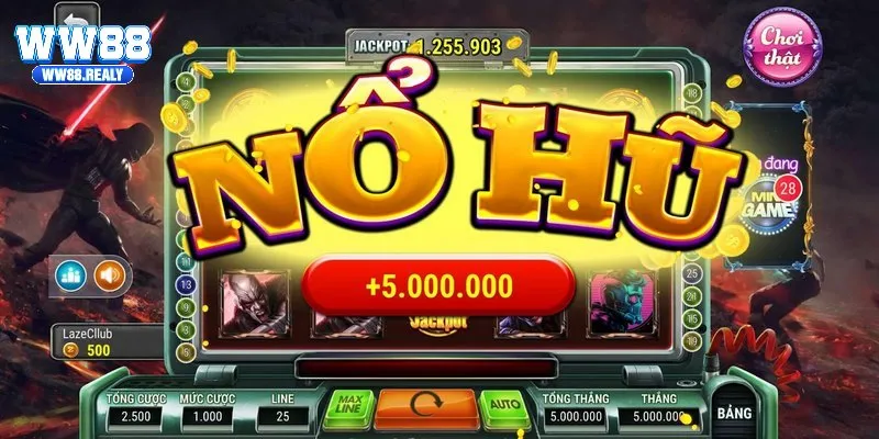 Nổ hũ WW88 là nơi người chơi sẽ được thỏa mãn đam mê giải trí