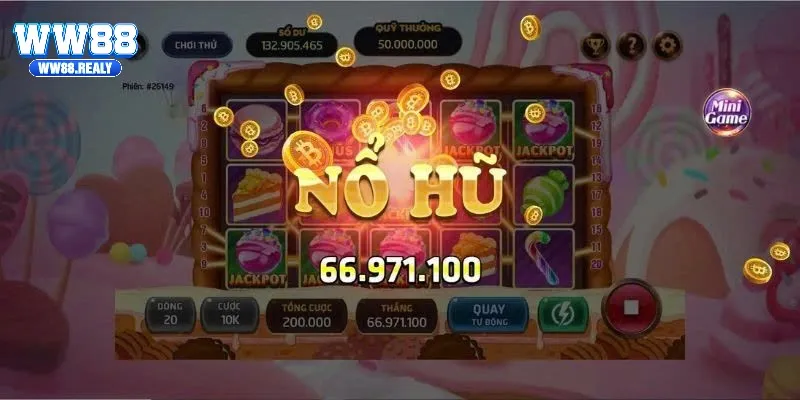 Tựa game quay hũ trực tuyến luôn cung cấp tỷ lệ Jackpot siêu khủng